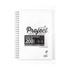 Luxpad SEN Tinted Paper Project Book A4 5 Coloured Sections 200 Page Pack 5 (LUX