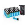Maplin AA LR6 1.5V Alkaline Batteries x40 with Battery Tester (MAP784)