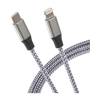 Maplin Lightning Connector to USB-C Cable Braided 27W 1m