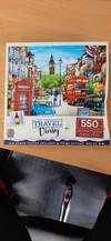 MASTER PIECES TRAVEL DIARY LONDON ENGLAND 550 PIECE JIGSAW PUZZLE - CLEARANCE