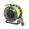 Masterplug 4 Socket Extension Lead 13A 50m Heavy Duty Steel Frame Cable Reel (OL