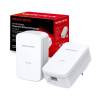 Mercusys AV1000 Gigabit Powerline Starter Kit Twin Pack White UK Plug (MP500 KIT