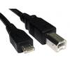 Micro USB A (Male) to USB Type B (Male) USB 2.0 Cable - 1.8 Metres