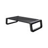Monta Tempered Glass Monitor Stand 50 x 20 cm Black (25271)