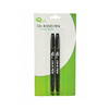 Neo Media CD-R/DVD Twin Tipped Marker Pens, Pack of Two - Black