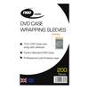 Neo Media 7mm DVD Case Wraps / DVD Case Wrapping Sleeves - 200 Pack
