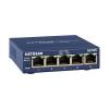 Netgear GS105 5 Port Unmanaged Gigabit Ethernet Network Switch Blue