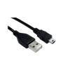 NewLink USB-A Male to USB Mini-B Male Cable 1.8m Black (99CDL2-0622)