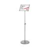 Nobo A4 Freestanding Sign Holder Display Stand With Snap Frame Height Adjustable
