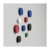 Nobo Magnets 20mm Assorted (10 Pack)
