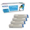 Oki 43865721, 2, 3 & 4 Remanufactured Toner Cartridges