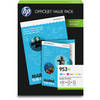 Original HP 953XL Colour Ink Cartridges & Paper