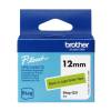 Brother BTAG-G31 Black on Light Green 12mm Label Tape Cartridge