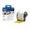 Original Brother DK44605 Black on Yellow Paper Tape