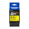 Brother HSe-661E Black on Yellow 31mm Heat Shrink Tube Labelling Tape