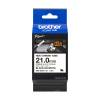 Brother HSe-251E Black on White 21.0mm Heat Shrink Tube P-Touch