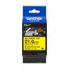 Brother HSe-651E Black on Yellow 21.0mm Heat Shrink Tube P-Touch Labell