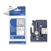 Brother TZe-R254 Gold on White 24mm Original  Ribbon Tape Cassette