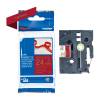 Brother TZe-RW54 Gold on Wine Red 24mm P-Touch Ribbon Tape Cassette