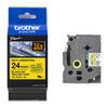 Brother TZE-SL651 Black On Yellow Original 24mm Adhesive Self-Laminating P-Touch