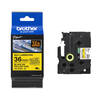 Brother TZE-SL661 Black On Yellow Original 36mm Self-Laminating Adhesive Labelli