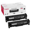 Original Canon 718 Black Toner Cartridge Twin Pack