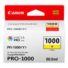 Original Canon PFI-1000Y Yellow Ink Cartridge