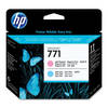 Original HP 771 Light Cyan and Light Magenta Printhead