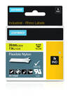 Dymo 1734525 Black on Yellow Original 24mm x 3.5m Industrial Flexible NyloLabe