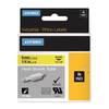 Dymo 18052 Black On Yellow Original 6mm Heat Shrink Tubing