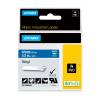 Dymo 1805243 White on Blue 12mm Industrial Vinyl Label Cartridg