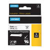 Dymo 1805442 Black On White Original 6mm Permanent Polyester Tape
