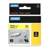 Dymo 18056 Black On Yellow Original 12mm Heat Shrink Tubing