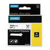 Dymo 18484 Black On White Original 19mm Permanent Polyester Tape
