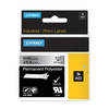 Dymo 18485 Black On Metallic Original 9mm Permanent Polyester Tape Cartridge