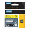 Dymo 18490 Black On Yellow Original 12mm Flexible Nylon Tape Cartridge