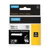 Dymo 18508 Black On Clear Original 9mm Permanent Polyester Tape