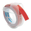 Dymo S0898150 Embossing 9mm White On Red Original Label Tape Roll