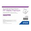 PP Matte Premium 203mm x 152mm Die-cut Fanfold Label Sheets with Sprockets