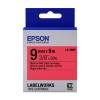 Epson LK-3RBP Black on Red Pastel 9mm Label Tape Cartridge