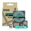 Epson LK-4GBL Black on Pearlized Green 12mm Label Tape Cartridge