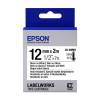 Epson LK-4WBH Black on White Heat Resistant 12mm Label Tape Cartridge (