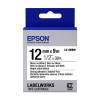Epson LK-4WBW Black on White Strong Adhesive 12mm Label Tape Cartridge