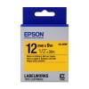 Epson LK-4YBP Black on Pastel Yellow 12mm Label Tape Cartridge (C53S654