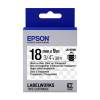 Epson LK-5TBN Black on Clear 18mm Transparent Label Tape Cartridge