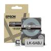 Epson LK-6ABJ Black on Grey Matte 24mm Label Tape Cartridge