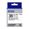 Epson LK-7WBN Black on White 36mm Label Tape Cartridge