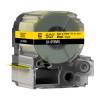 Epson LK-9YBVN 2" Black on Yellow Vinyl Label Tape Cartridge