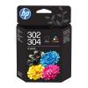 HP 302/304 Black & Tri-Colour Ink Cartridge Multipack