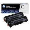 Original HP 85A Black Toner Cartridge Dual Pack
